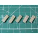 Eureka E-004 1/35 Metal Ammo Boxes For 7.5 Cm Kw.k.37/Stu.k.37 L/24 5 Pcs Resin
