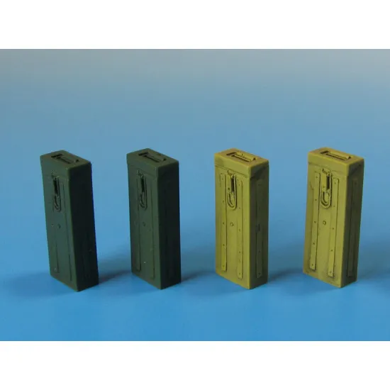 Eureka E-004 1/35 Metal Ammo Boxes For 7.5 Cm Kw.k.37/Stu.k.37 L/24 5 Pcs Resin