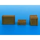 Eureka E-010 1/35 Wooden Crates General Purpose 3 Pcs Resin