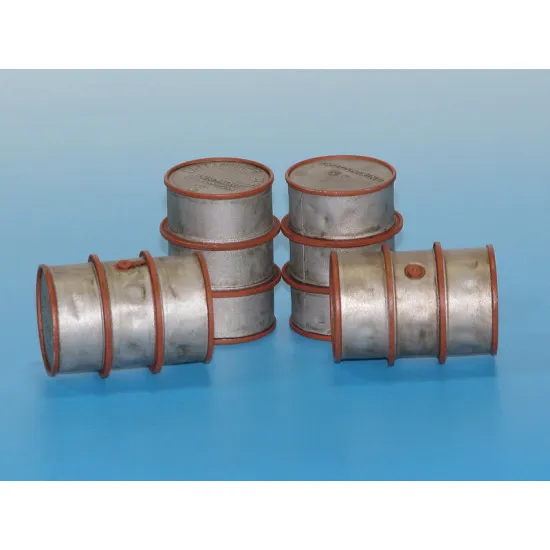 Eureka E-011 1/35 German 200 L Fuel Drums Set 1 Resin 4 Pcs Eureka E-011 1/35 German 200 L Fuel Drums Set 1 Resin 4 Pcs