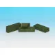 Eureka E-017 1/35 Wooden Ammo Boxes For 12.8 Cm Pak 44/Kw.k. Maus 4pcs Resin