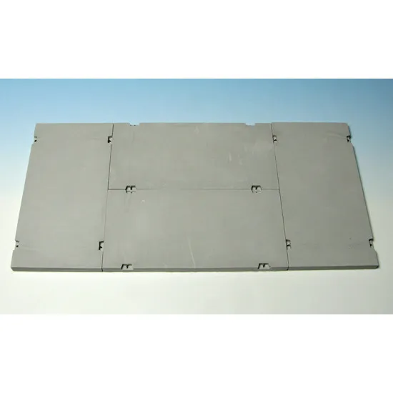 Eureka E-020 1/35 Modern Concrete Road Panels Set 2 Plaster 4pcs