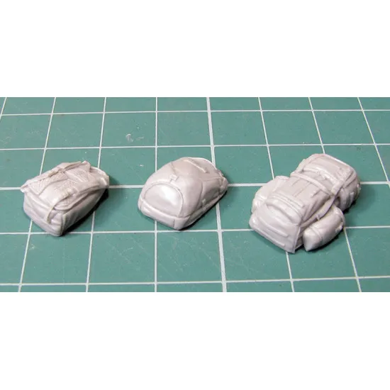 Eureka E-027 1/35 Civilian Backpacks Set 2 3pcs Storage Accessory