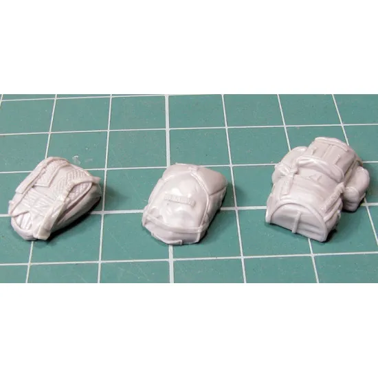 Eureka E-027 1/35 Civilian Backpacks Set 2 3pcs Storage Accessory
