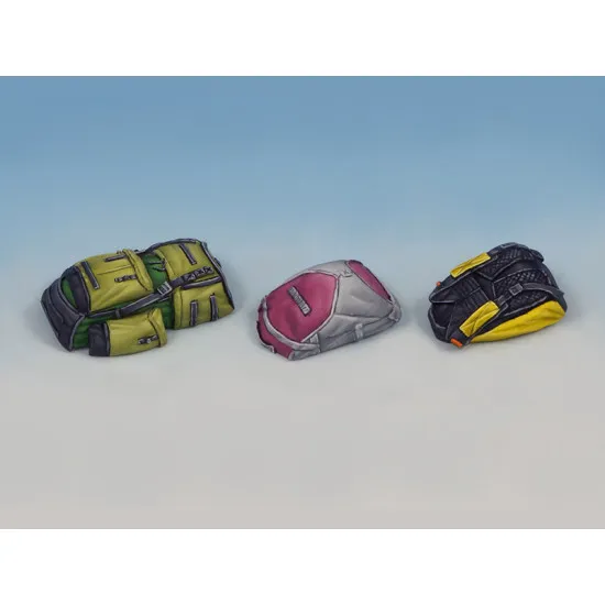 Eureka E-027 1/35 Civilian Backpacks Set 2 3pcs Storage Accessory