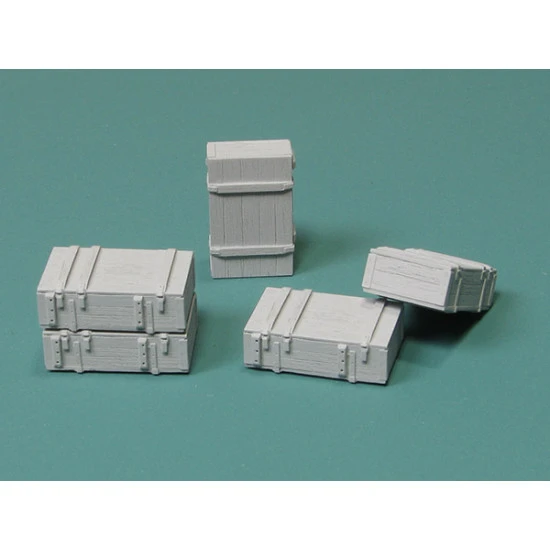 Eureka E-034 1/35 Modern Russian Ammo Crates For 125mm 2a46 Gun 5pcs