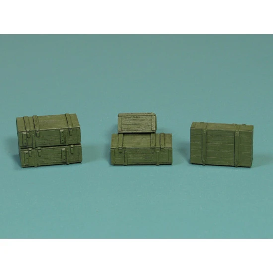 Eureka E-034 1/35 Modern Russian Ammo Crates For 125mm 2a46 Gun 5pcs