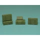 Eureka E-034 1/35 Modern Russian Ammo Crates For 125mm 2a46 Gun 5pcs
