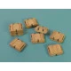 Eureka E-035 1/35 Modern Russian Ammo Crates Type I For 7,62mm Ammo For Ak-47