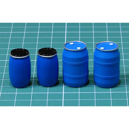 Eureka E-039 1/35 Plastic Chemical Storage Drums Set 1 4pcs W/Decal