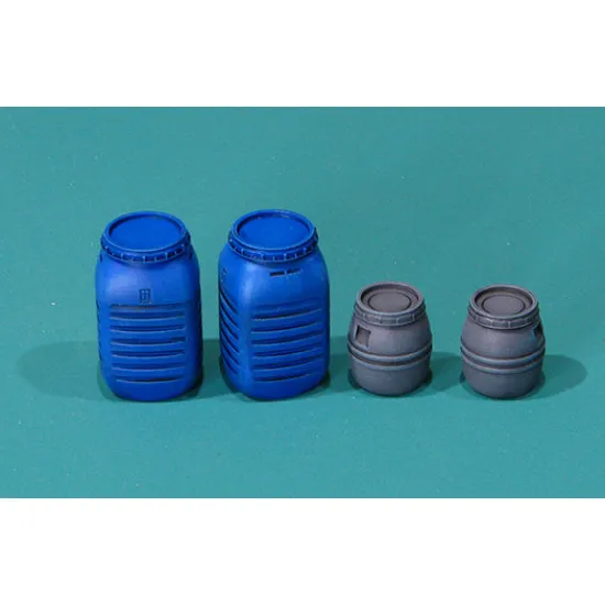 Eureka E-041 1/35 Plastic Food Containers Set 1 4pcs Resin