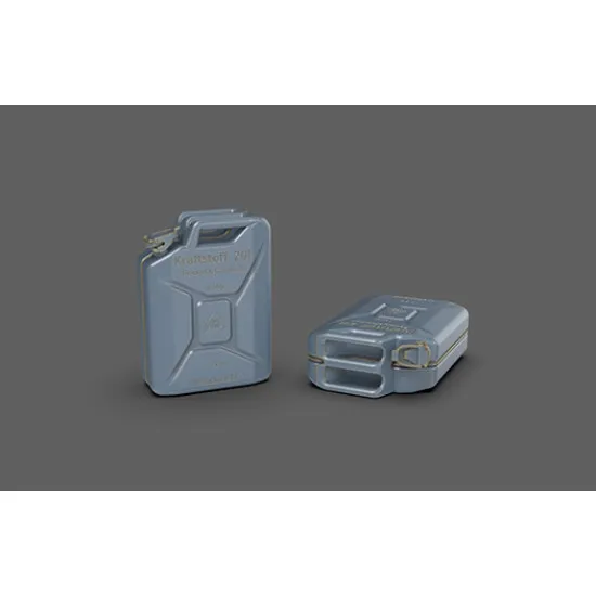 Eureka E-047 1/35 German Jerrycans For Fuel Wwii 20l Kraftstoff Resin 4pcs