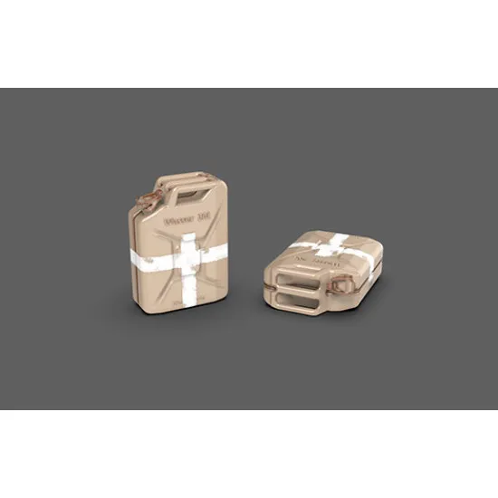 Eureka E-048 1/35 German Jerrycans For Water Wwii 20l Resin 4pcs