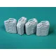Eureka E-048 1/35 German Jerrycans For Water Wwii 20l Resin 4pcs