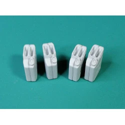 Eureka E-048 1/35 German Jerrycans For Water Wwii 20l Resin 4pcs