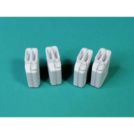 Eureka E-048 1/35 German Jerrycans For Water Wwii 20l Resin 4pcs