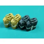 Eureka E-048 1/35 German Jerrycans For Water Wwii 20l Resin 4pcs