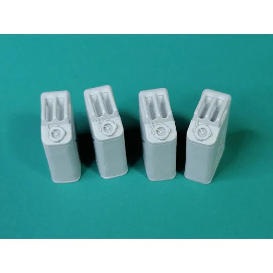 Eureka E-049 1/35 Us Army Jerrycans For Fuel Set 1 Resin 4pcs Canisters