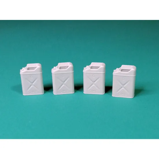 Eureka E-050 1/35 Us Army Jerrycans For Fuel Set 2 Resin 4pcs Canisters