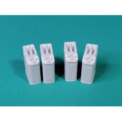 Eureka E-050 1/35 Us Army Jerrycans For Fuel Set 2 Resin 4pcs Canisters