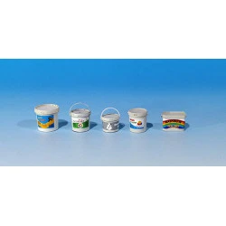 Eureka E-052 1/35 Plastic Containers For Paint Resin 5pcs Houseware Bucket