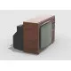 Eureka E-055 1/35 25 Inch Retro Tv Houseware