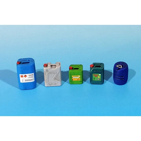 Eureka E-066 1/35 Chemical Storage Containers Set 1 5pcs Houseware Canister