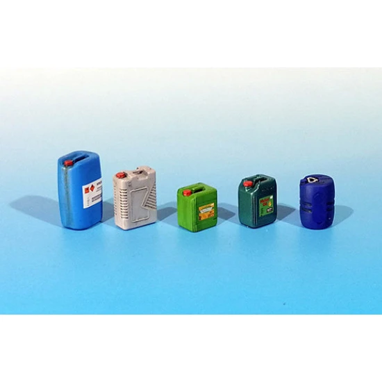 Eureka E-066 1/35 Chemical Storage Containers Set 1 5pcs Houseware Canister