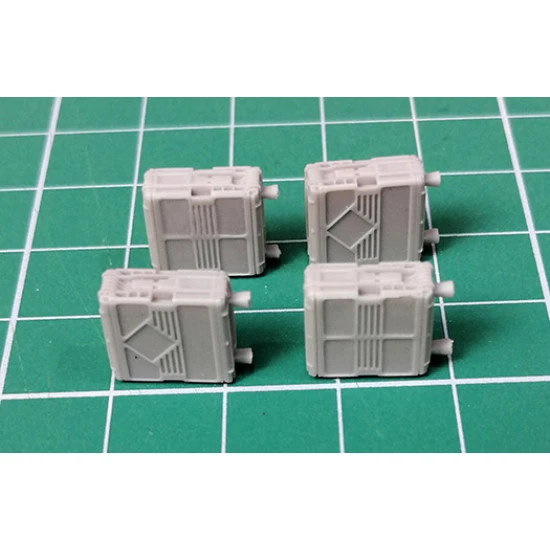 Eureka E-077 1/35 Case For Ammo 25mm M2 / M3 Bradley Cav, Lav-25 4pcs