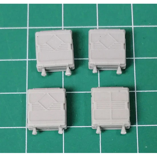 Eureka E-077 1/35 Case For Ammo 25mm M2 / M3 Bradley Cav, Lav-25 4pcs