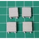 Eureka E-077 1/35 Case For Ammo 25mm M2 / M3 Bradley Cav, Lav-25 4pcs