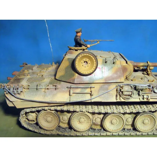 Eureka Er-2501 1/25 Towing Cable For Pz Kpfw V Panther Ausf G Tank 3pcs