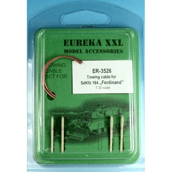 Eureka Er-3526 1/35 Towing Copper Cable For Sd Kfz 184 Ferdinand Spg