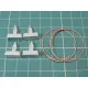 Eureka Er-3540 1/35 Towing Copper Cable For Pt-76 Amphibious Tank Asu-85 Pt-76 Topas