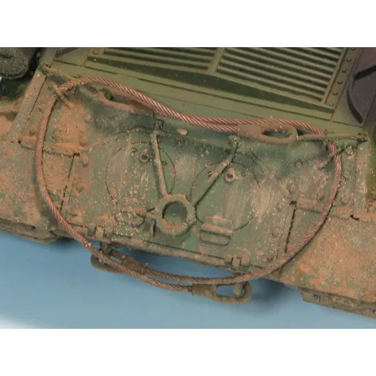 Eureka Er-3542 1/35 Towing Copper Cable For Soviet Heavy Type Ii Is-2 Is-3 Isu-122 Isu-152