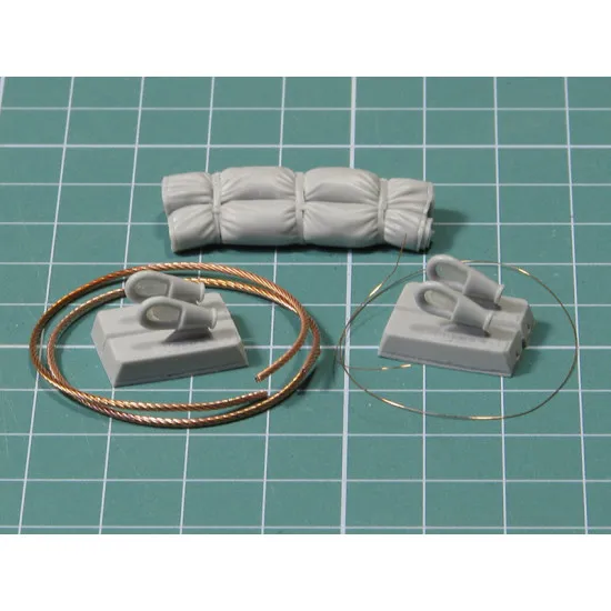 Eureka Er-3552 1/35 Towing Copper Cable Turrel Canvas T-44m Tank Post-wwii