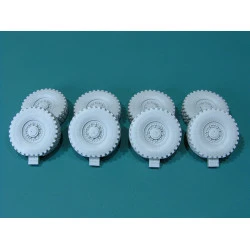 Eureka Er-3554 1/35 Sagged Wheel Set For Polish Kto Rosomak Apc 8pcs