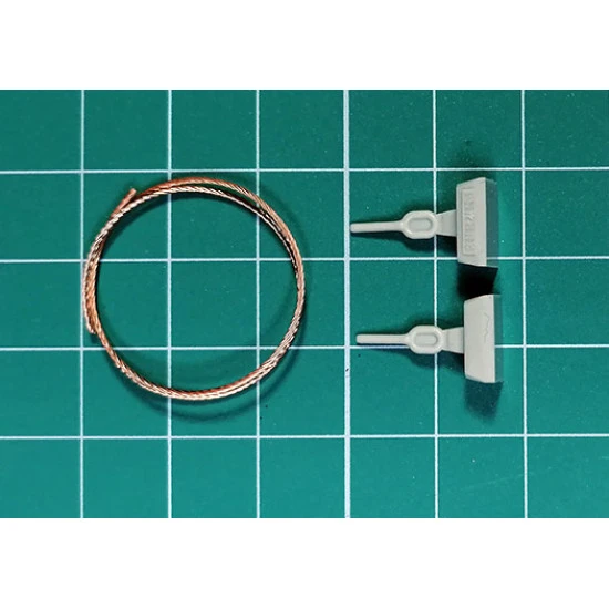 Eureka Er-3558 1/35 Towing Copper Cable For Light Allied Afvs M3 M5 M18 T17