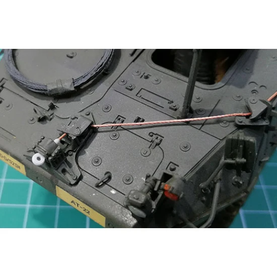 Eureka Er-3564 1/35 Towing Copper Cable For Ifv Stryker And Canadian Lav