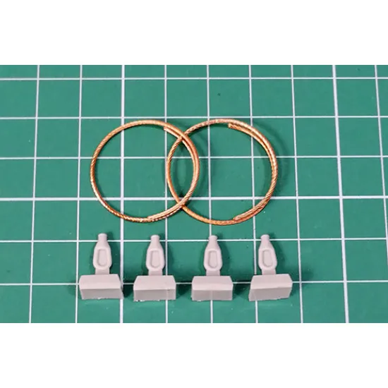 Eureka Er-4808 1/48 Towing Cable For Soviet Is-2 And Is-3 Tanks 2pcs