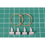 Eureka Er-4809 1/48 Towing Cable For Modern Soviet Tanks T-72 / 80 / 90 2pcs