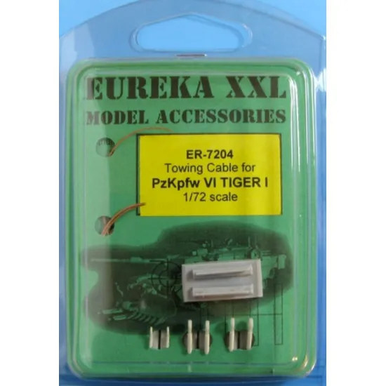 Eureka Er-7204 1/72 Towing Cable For Pz Kpfw Vi Panther Ausf E Tank 3pcs