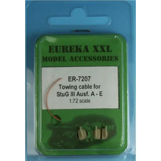 Eureka Er-7207 1/72 Towing Cable For Stug Iii Ausf A-e Spgs Sd Kfz 142
