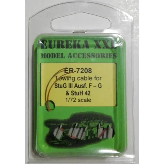 Eureka Er-7208 1/72 Towing Cable For Stug Iii Ausf F-g And Stuh 42 Spgs