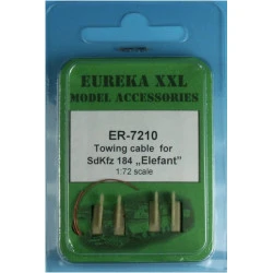 Eureka Er-7210 1/72 Towing Cable For Sd Kfz 184 Sturmgeschutz Elefant Spg 2pcs