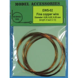 Eureka Ews-02 Universal Fine Copper Wires 0.20 Mm / 0.22 Mm / 0.25 Mm 2m Each