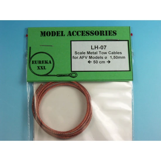 Eureka Lh-07 1.5mm Metal Wire Rope For Afv Kits 50cm