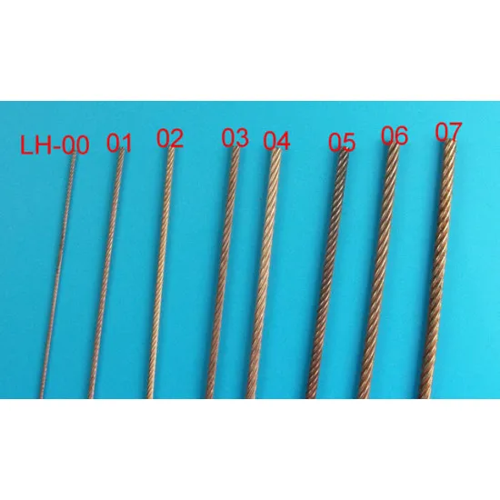 Eureka Lh-z Metal Wire Ropes Set 8x500mm Lh-00 To Lh-07 Eureka Lh-z Metal Wire Ropes Set 8x500mm Lh-00 To Lh-07