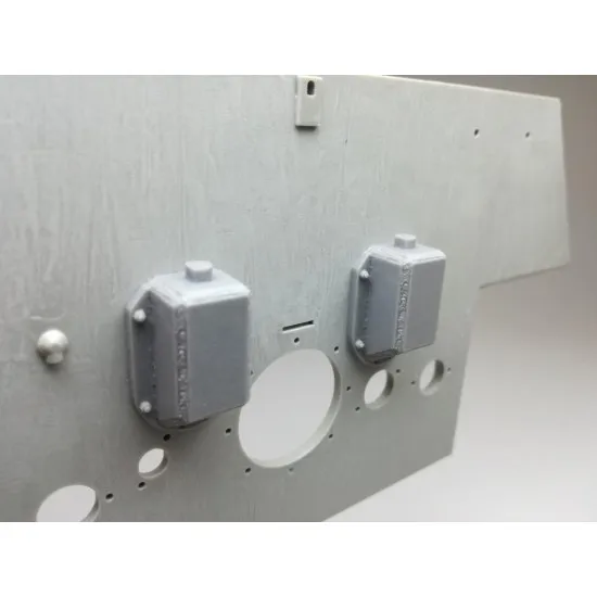 Sbs 16009 1/16 Sd Kfz 171 Panther G Welded Armor Guard For Exhaust Resin