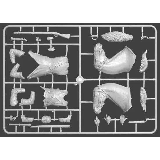 Miniart 16016 - 1/16 - French Dragoon Napoleonic Wars Plastic Figures Kit